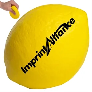 Custom Logo Lemon Fruit PU Foam Stress Reliever Toy