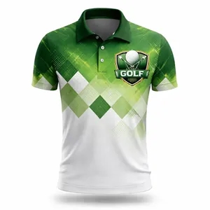 Custom Logo Full-Color 3-Button Birdseye Mesh Performance Polo 160 GSM