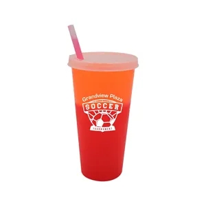 Orange To Tropical Red