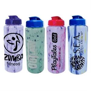 32 oz. Confetti Sports Bottle with Flip Top Cap
