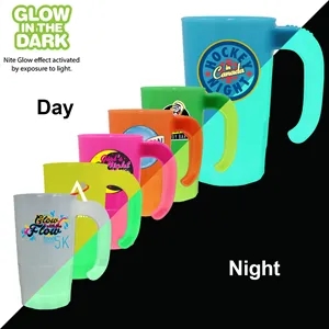 20 oz. Nite Glow Stackable Beer Stein, Full Color Digital