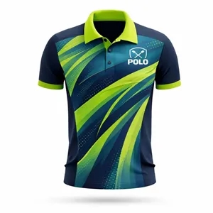 Custom Logo Men's Sublimated Butterfly Mesh Polo Short Sleeve 160G