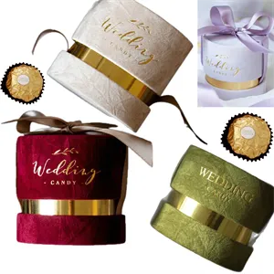 Valentines Day Favor Candy Box with Riband