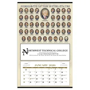 Triumph® Calendars Presidents Hanger 12-Month Calendar