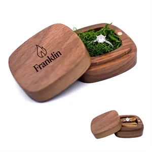 MOQ 10 Wooden Ring Earring Jewelry Box