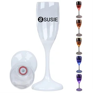 4oz LED Luminous Champagne Wine Cup Food Grade Plastic