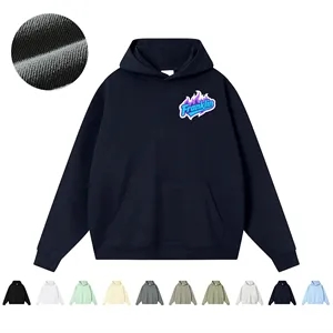 Custom Logo MOQ 10 380gsm Anti-Static Terry Oversized Hoodie