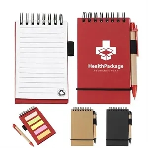 Pocket Kraft Spiral Notebook Kit