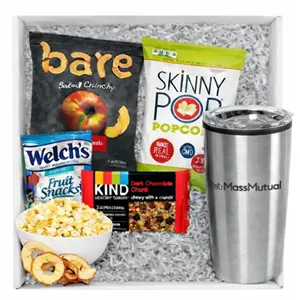 20 oz Stainless Tumbler with Healthy Snacks Boxed