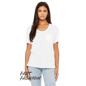 FWD Fashion Ladies' Flowy Pocket T-Shirt