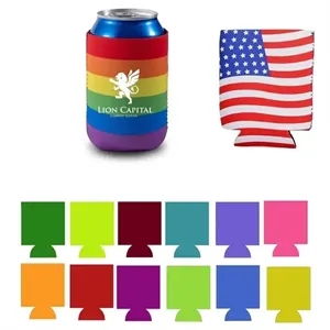 Custom Logo Beverage Insulator Cooler Pocket Can Koolie