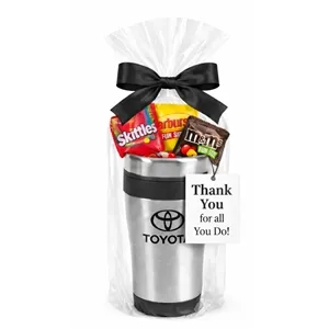 Custom Logo Branded Tumbler with Candy