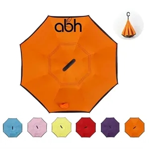 Custom Logo Reversible Umbrella