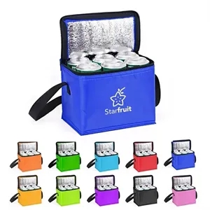 Custom Logo Polyester Cooler Lunch Bag