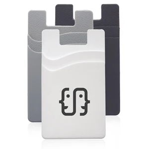 Montego Dual Pocket Silicone Phone Wallet