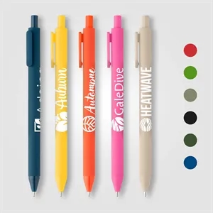 Bloom Recycled Plastic Retractable Soft Touch Pen