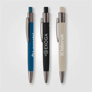 Malmo Recycled Aluminum Soft Touch Barrel Pen