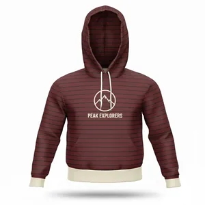 Custom Logo Sublimated Unisex 220G Ultra Light Cropped Hoodie