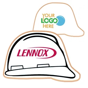 Hard Hat Shaped Logo Sugar Cookie