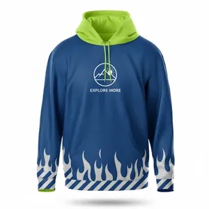 Custom Logo Sublimated 250G Lightweight Kangaroo Hoodie Unisex