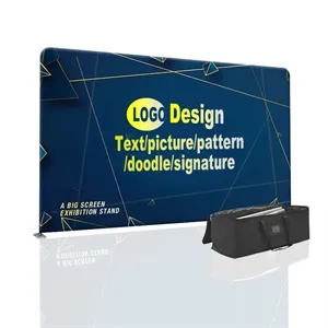 10ft Straight Dispaly Background or Portable Tension Fabric