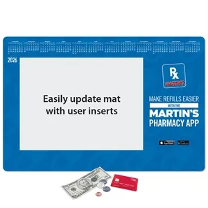 Window Calendar Counter Mat-12" x 18" x 1/8"