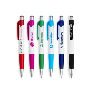 Maddie Gel Click Pen w/ Recycled Plastic