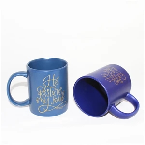 11 oz. Custom Economy Stoneware Mug With D-handle