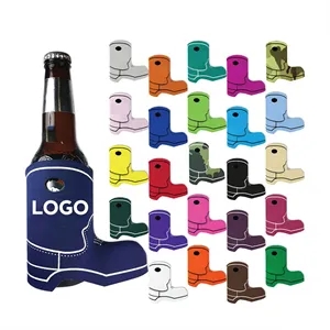 Custom Logo MOQ 50 Boot Shaped Drink Cover