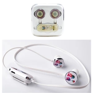 Bluetooth Wireless Earbuds w/ Full Color Epoxy Dome Imprint