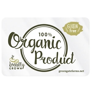 Custom BOPP Die Cut Roll Label - 1 color imprint