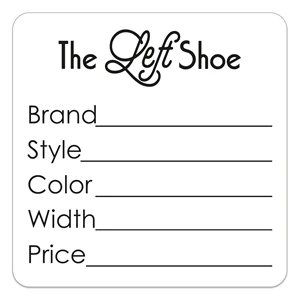 Value-Line Square Die Cut Roll Label -1 Color Imprint