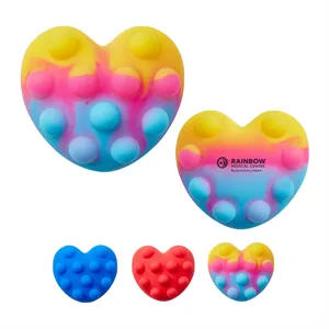 Custom Logo Heart Push Pop Ball V2