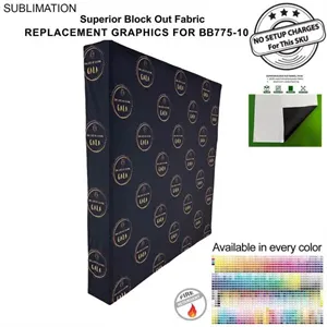 Replacement Graphics For 7.5' Straight Wall w/ Wrap End Caps