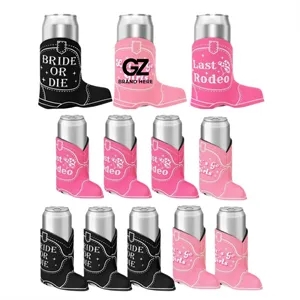 Custom Logo Shoe Shaped Neoprene Can Cooler