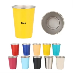 16 oz Stainless Steel Pint Cup Tumbler