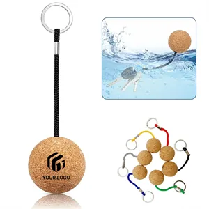 Custom Logo Kayaking fishing swimming buoyant keyring floating keychain