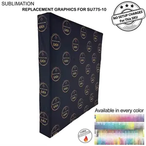 Replacement Graphics For 7.5' Straight Wall Tension Fabric