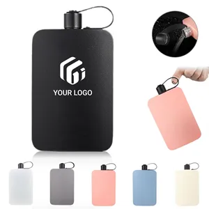 17oz portable travel water bottle stainless steel hip flask