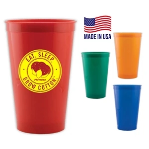 22 oz USA w/ Custom Logo BPA FREE Stadium Cup