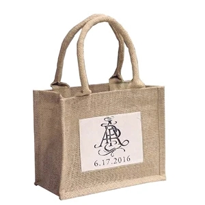 Rustic Wedding Favor Burlap Bags Promotional Jute Totes