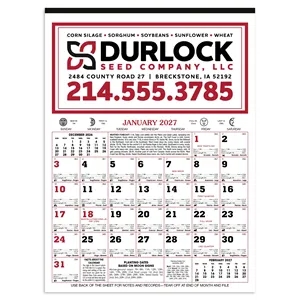Skinner & Kennedy® 12-Sheet Almanac Calendar