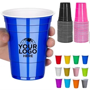 Custom 16 Oz Disposable Plastic Party Drinking Cup