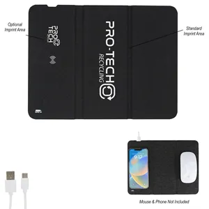RPET 10W Wireless Charging Mouse Pad