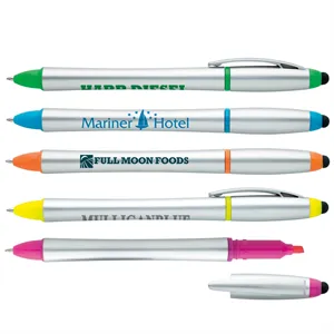 Custom Logo Good Value™ Stylus RABS Highlighter-Pen Combo