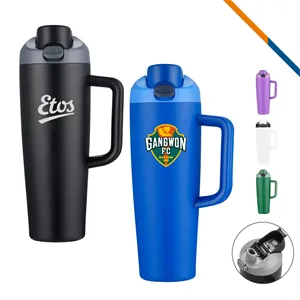 Custom Logo SipAura Vacuum Travel Mug - 21 OZ.