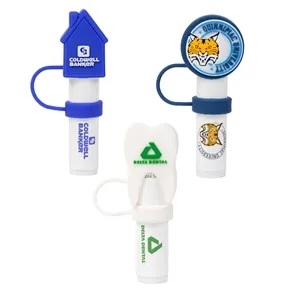 Custom Logo Custom 3D Lip Balm Topper with Non SPF Lip Balm