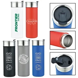 Custom Logo Cobalt 18 oz. Vacuum Insulated Tumbler Bottle