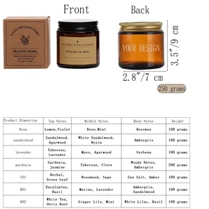 Personalized Scented Candles Set