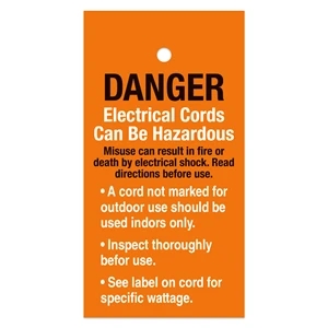 Tear Resistant Valeron Film Tag (2 3/4" x 5 1/4")